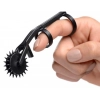 BDSM-Master Series Thorn Double Finger Pinwheel Black