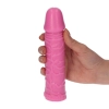 Gruby różowy realistyczny penis żylasty 18 cm