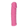 Gruby różowy realistyczny penis żylasty 18 cm