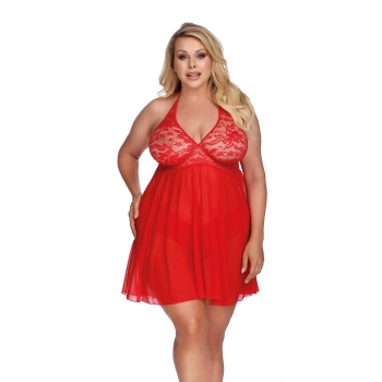 PANDORA RED ( CHEMISE/HALKA ) L+