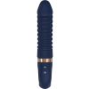 Wibrator punktu G Nereos granatowy silikonowy Dream Toys USB 23 cm