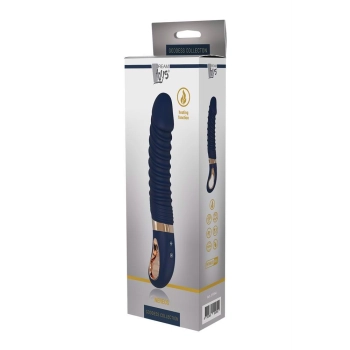 Wibrator punktu G Nereos granatowy silikonowy Dream Toys USB 23 cm