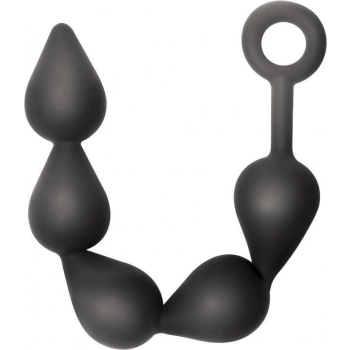 Plug-Anal Beads Black Edition Anal Shuttle