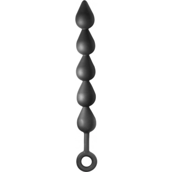 Plug-Anal Beads Black Edition Anal Shuttle