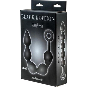 Plug-Anal Beads Black Edition Anal Shuttle