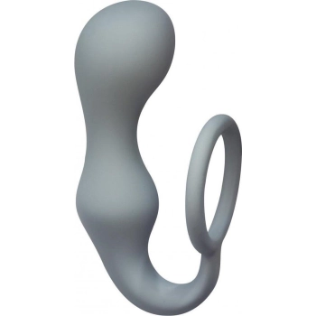 Plug-Double Pleasure Anal Plug Grey