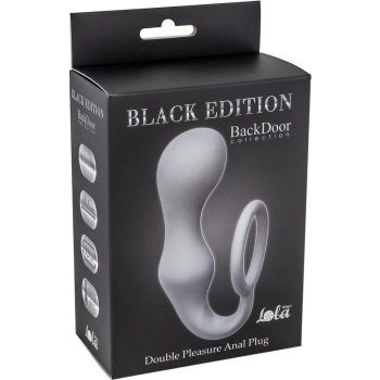 Plug-Double Pleasure Anal Plug Grey