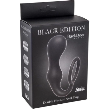 Plug-Double Pleasure Anal Plug Black