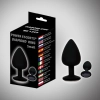 Plug-Diamond King Small-Butt Plug-Black/Red Stone