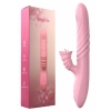 Wibrator posuwisty z sex masażerem 20 trybów 23cm