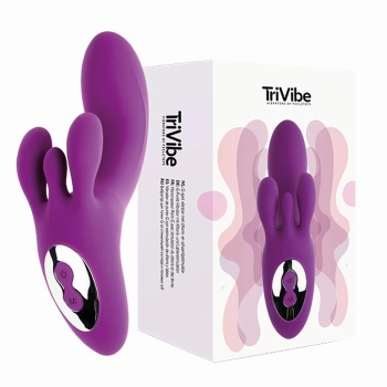 FeelzToys - TriVibe G-Spot Vibrator met Clitoris & Schaamlippen Stimulatie Paars