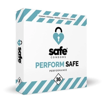 SAFE -  Condoms Perform Safe Performance (36 pcs)