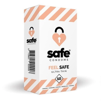 SAFE - Condooms Voelen Veilig Ultra Dun (10 stuks)