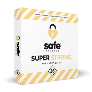 SAFE -  Condoms Super Strong for Extra Safety (36 pcs)