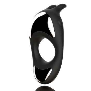 FeelzToys - Zeus Dual Vibe Cockring Zwart