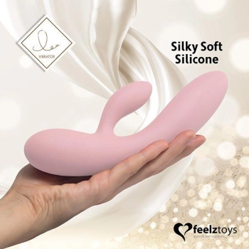 FeelzToys - Lea Rabbit Vibrator Soft Pink