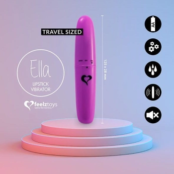 FeelzToys - Ella Lipstick Vibrator Purple