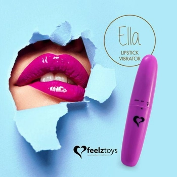 FeelzToys - Ella Lipstick Vibrator Purple