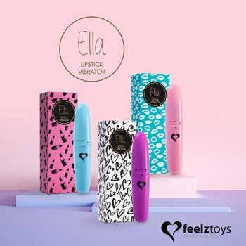 FeelzToys - Ella Lipstick Vibrator Purple