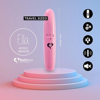 FeelzToys - Ella Lipstick Vibrator Pink