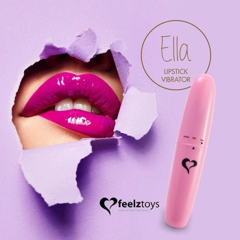 FeelzToys - Ella Lipstick Vibrator Pink