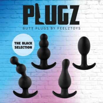 FeelzToys -  Plugz Butt Plug Black Nr. 2