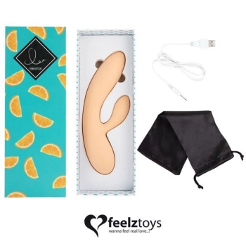 FeelzToys - Lea Rabbit Vibrator Citrus