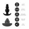 FeelzToys - Plugz Buttplug Zwart Nr. 1