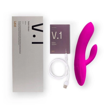 Laid - V.1 Silicone Rabbit Vibrator Roze