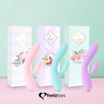 FeelzToys - Lea Rabbit Vibrator Ocean Blue