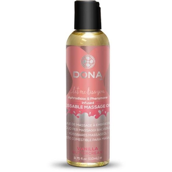 Dona - Kusbare Massageolie Vanille Botercrème 110 ml