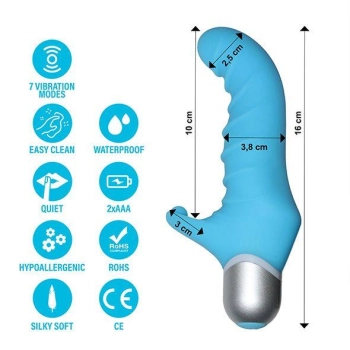 FeelzToys - Fonzie Vibrator Blauw