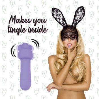 FeelzToys - Mister Bunny Massage Vibrator met 2 Dopjes Paars