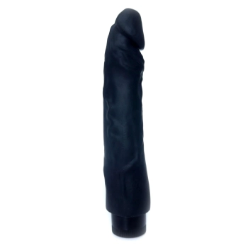 Wibrator czarny penis członek realistyczny 22cm