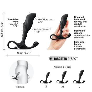 Masażer stymulator prostaty dorcel expert-p 12cm L