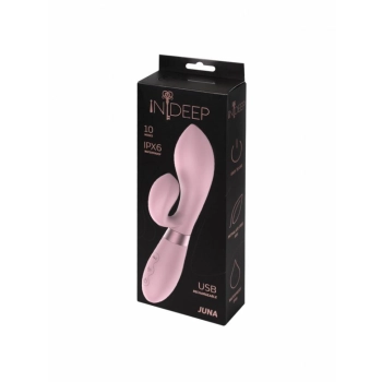 Wibrator-Rechargeable Vibrator Indeep Juna Pink