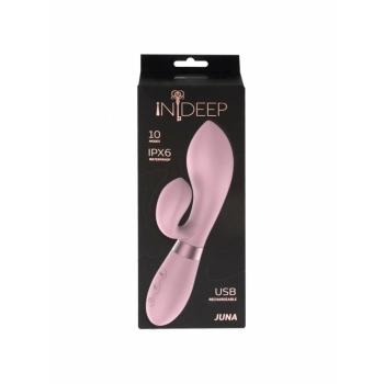 Wibrator-Rechargeable Vibrator Indeep Juna Pink