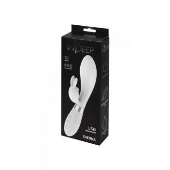 Wibrator-Rechargeable Vibrator Indeep Theona White