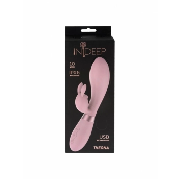 Wibrator-Rechargeable Vibrator Indeep Theona Pink