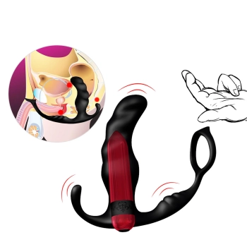 Masażer prostaty Knight silikonowy B Series Joy czarny USB