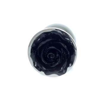 Plug-Jewellery Silver PLUG ROSE- Black