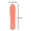 Peachy Mini Ribbed Vibrator