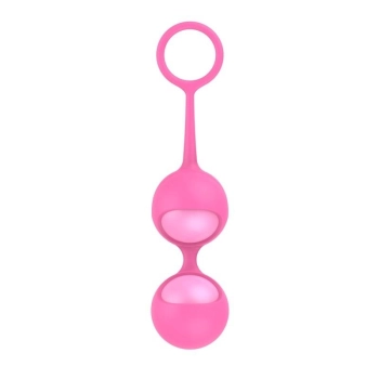 Kulki-Funballs Allison-Duo Kegel Balls Slicone Pink