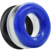 Ring-Donut Cockring 3 Pack-3 colors blue/clear/black