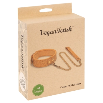 Collar plus Leash Vegan