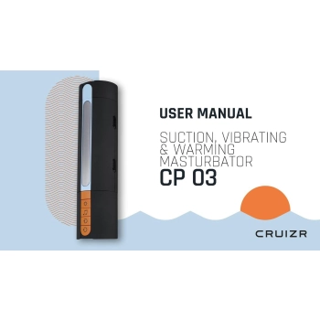 CRUIZR-CP03 Deluxe Vibrating And Sucking Automatic Masturbator With Adapter