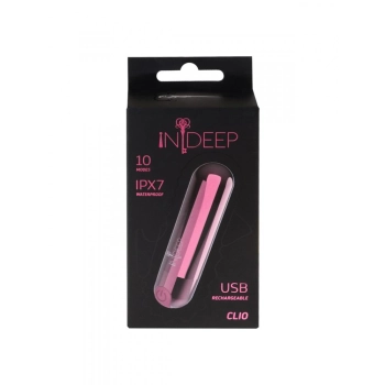 Wibrator-Rechargeable vibrating Bullet Indeep Magenta