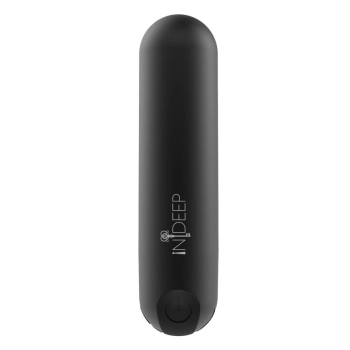 Wibrator-Rechargeable vibrating Bullet Indeep Black