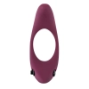 Pierścień-Erection Vibroring Pure Passion Lunar Wine Red