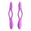 Wibrator podwójny Satisfyer Elastic Joy 10 trybów 23cm fioletowy